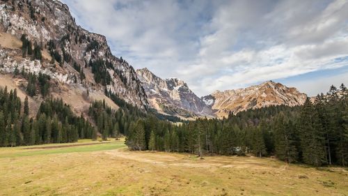 Scenic view of landscape against sky