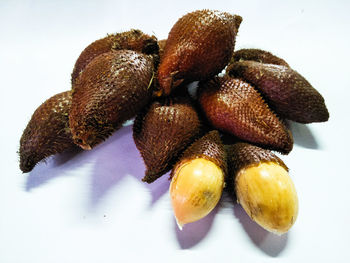 Close-up of fruits on table