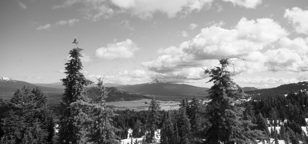 Panoramic view of landscape against sky