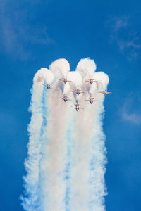 Up and over the top with 8 jets performing - changi exhibition centre, singapore