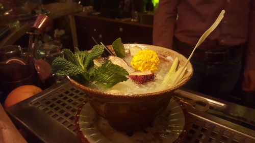 Close-up of food