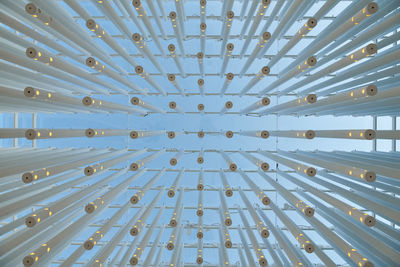 Low angle view of ceiling of building