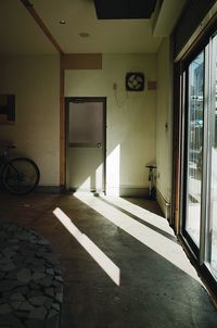 Interior of abandoned building