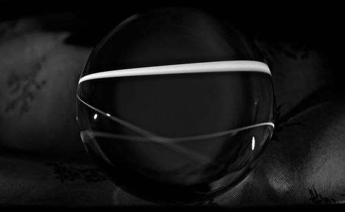 Close-up of sunglasses on table