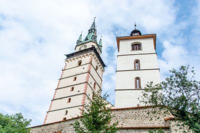Low angle view of building against sky