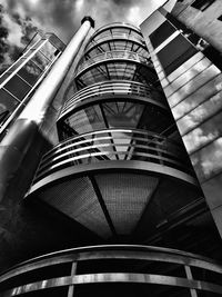 Low angle view of modern building