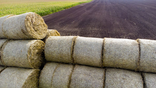 Full frame shot of hay