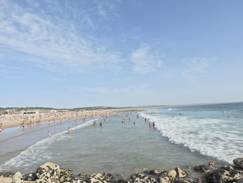 Group of people on beach