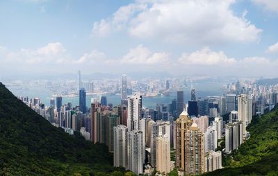 Aerial view of cityscape