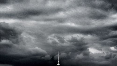 Low angle view of cloudy sky