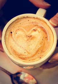 Close-up of coffee cup