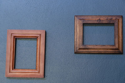 Close-up of window on wall of building