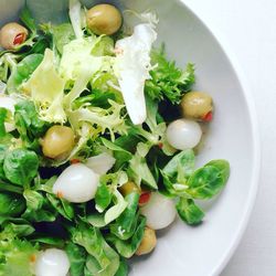 Close-up of salad in plate