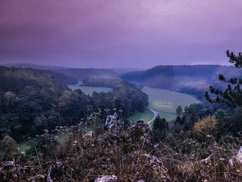 Scenic view of landscape against sky