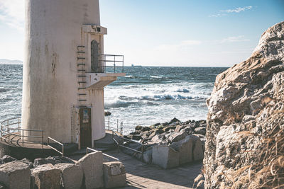 Irago cape lighthouse at tahara, jp