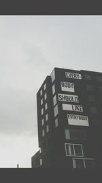 Low angle view of building against sky