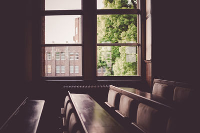 Interior of window