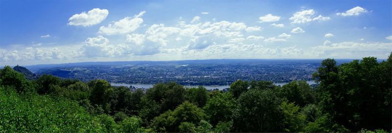 Panoramic view of landscape against sky