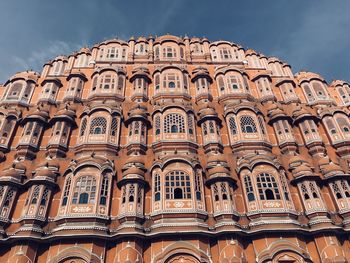 Low angle view of historical building against sky