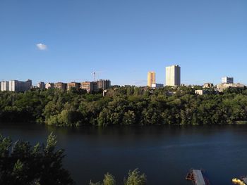 View of city at waterfront