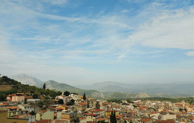 View over dorgali