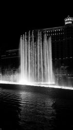 Fountain at night