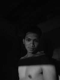 Portrait of young woman