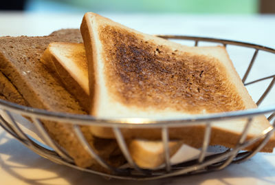 Close-up of coffee on table
