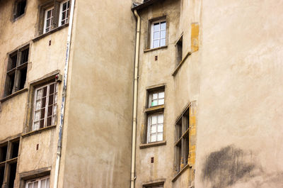 Low angle view of old building