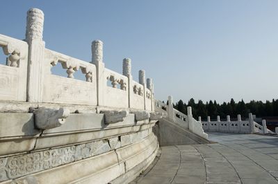 View of historical building against clear sky