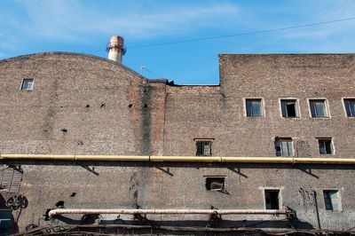 Low angle view of building against sky