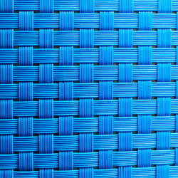 Full frame shot of blue plastic wicker