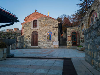 View of historic building against sky