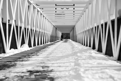 Long empty corridor