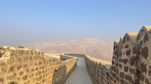 Miri kot fort jamshoro. interior and exterior view