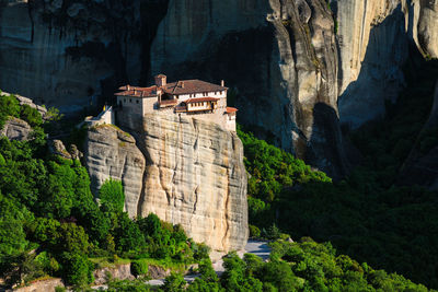 View of rock formations