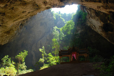 Scenic view of cave