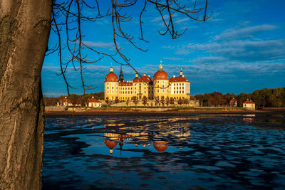 Buildings at waterfront