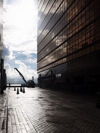 Panoramic view of city against sky