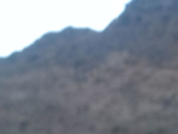 Low angle view of mountain against sky