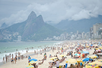 Group of people on beach