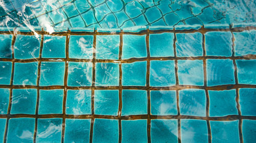 Full frame shot of swimming pool