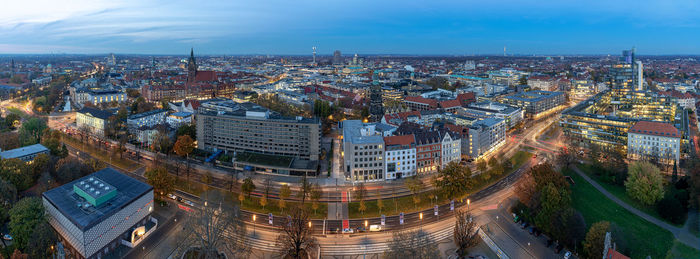 Hannover city panorama