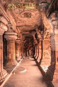 Architectural detail of a temple