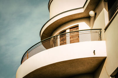 Low angle view of building against sky