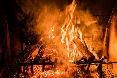 Bonfire at night