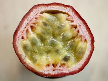 Close-up of food on white background