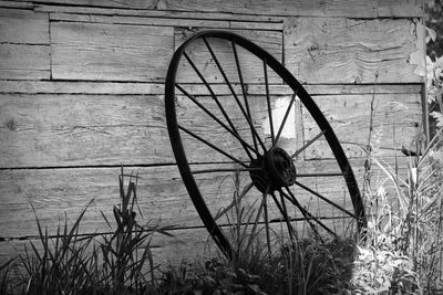 Close-up of wheel