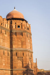 Fort of red fort at south side. delhi - world heritage site, delhi, india