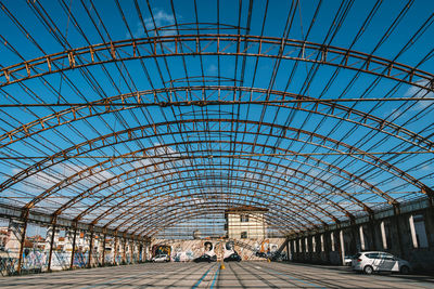 Low angle view of ceiling